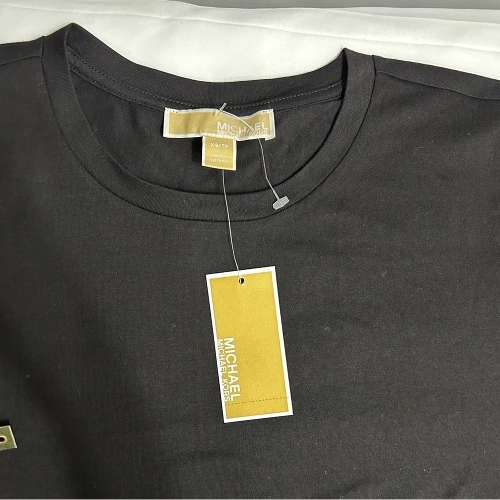 Michael  Michael Kors women's crop top short tee - Picture 6 of 6